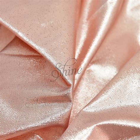 Rosegold Metallic Fabric 